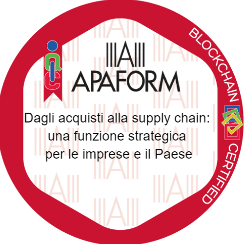 Dagli acquisti alla supply chain:  una funzione strategica per le imprese e il Paese